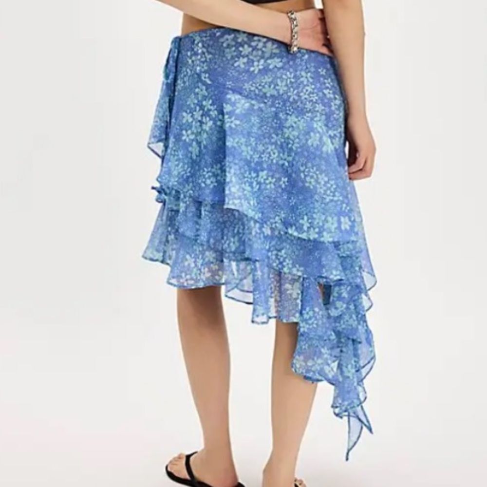 Free People Heather Ruffle Cascade Skirt - Picture 2 of 3